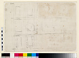Design for the double wall tomb in plan and elevation, Michelangelo Buonarroti (Italian, Caprese 1475–1564 Rome), Pen and brown ink, ruling