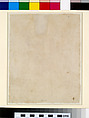 Study of a Youth in Exotic Costume in Bust-Length, Michelangelo Buonarroti (Italian, Caprese 1475–1564 Rome), Red chalk on off-white paper