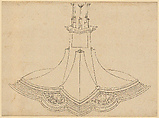 Foot for a Monstrance or Cup, from Basler Goldschmiederisse (Basel goldsmith’s drawings), Jörg Schweiger the Elder, Pen and black ink on paper