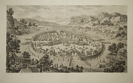 The Surrender of the Khan of Badakhsan, Pierre Philippe Choffard (French, Paris 1730–1809 Paris), Etching and engraving