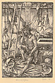 Christ as the Man of Sorrows, Daniel Hopfer (German, Kaufbeuren 1471–1536 Augsburg), Etching
