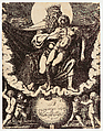 The Holy Trinity, Nicolaas Hogenberg (Netherlandish, Munich ca. 1500–1539 Mechelen), Engraving