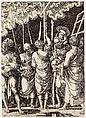 Group of Saints, Nicolaas Hogenberg (Netherlandish, Munich ca. 1500–1539 Mechelen), Etching; first state of two