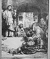 Christ Preaching, called La Petite Tombe, Rembrandt (Rembrandt van Rijn) (Dutch, Leiden 1606–1669 Amsterdam), Etching, engraving, and drypoint; first of two states