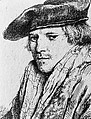 Young Man in a Velvet Cap (Ferdinand Bol), Rembrandt (Rembrandt van Rijn) (Dutch, Leiden 1606–1669 Amsterdam), Etching