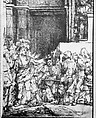 Christ Presented to the People, Rembrandt (Rembrandt van Rijn) (Dutch, Leiden 1606–1669 Amsterdam), Drypoint on japan paper; second state of eight