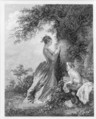 Le Chiffre d'Amour, Nicolas de Launay (French, Paris 1739–1792), Etching and engraving; first state of three (Portalis)
