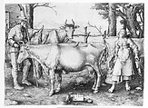 The Milkmaid, Lucas van Leyden (Netherlandish, Leiden ca. 1494–1533 Leiden), Engraving