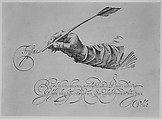 Spieghel der Schryfkonste...(Mirror of the Art of Writing), Jan van de Velde I (Netherlandish, Antwerp 1568–1623 Haarlem), Plates: etching and woodcut