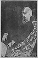 Portrait of George Moore, Mary Cassatt (American, Pittsburgh, Pennsylvania 1844–1926 Le Mesnil-Théribus, Oise), Soft-ground etching