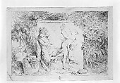 Danse de satyres, Jean Honoré Fragonard (French, Grasse 1732–1806 Paris), Etching, first state