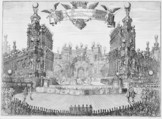 Proscenium for Angelica, Vincitrice di Alcina, Franz Ambros Dietel  Austrian, Etching and engraving