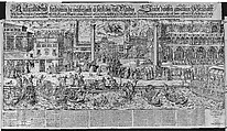Procession of the Doge to the Bucintoro on Ascension Day, with a View of Venice, ca. 1565, Jost Amman (Swiss, Zurich before 1539–1591 Nuremberg), Woodcut; third state