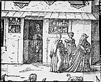 Procession of the Doge to the Bucintoro on Ascension Day, with a View of Venice, ca. 1565, Jost Amman (Swiss, Zurich before 1539–1591 Nuremberg), Woodcut; third state