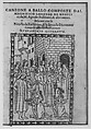 Canzone a ballo, Lorenzo de' Medici  Italian