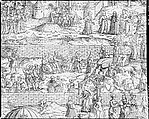 Tabula Cebetis, David Kandel (German, ca. 1520–ca. 1596), Woodcut; second state of two