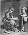 Boy Drawing a Bust of the Roman Emperor Vitellius, Wallerant Vaillant  Dutch, Mezzotint printed in brown ink; first state of two
