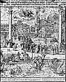 Procession of the Doge to the Bucintoro on Ascension Day, with a View of Venice, ca. 1565, Jost Amman (Swiss, Zurich before 1539–1591 Nuremberg), Woodcut; third state