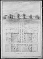 A. J. Davis, Scrapbook VII, Alexander Jackson Davis (American, New York 1803–1892 West Orange, New Jersey), Bound pages mounted with drawings and prints