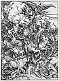 The Four Horsemen, from "The Apocalypse", Albrecht Dürer (German, Nuremberg 1471–1528 Nuremberg), Woodcut