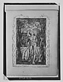 Songs of Innocence: Frontispiece, William Blake (British, London 1757–1827 London), Relief etching printed in orange-brown ink and hand-colored with watercolor and shell gold