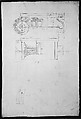 Unidentified, Ionic capital, front and side elevations with small studies (recto) calculation notes (verso), Drawn by Anonymous, French, 16th century, Dark brown ink, black chalk, and incised lines