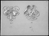 Album with Designs for Art Nouveau Jewelry, Edgar Gilstrap Simpson (British, 1867–1945 (presumed)), Graphite and gouache