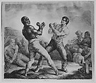 Boxers, Théodore Gericault (French, Rouen 1791–1824 Paris), Lithograph