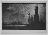 Hail America, Joseph Pennell  American, Mezzotint