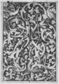 Ornamental Fillet with Thistle Motifs, Daniel Hopfer German, Etching; first state of two