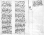 De architectura, Marcus Pollio Vitruvius (Roman, active late 1st century BCE), Manuscript; brownish black ink and red and blue pigments on vellum