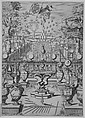 Garden of Mathematical Sciences, Francesco Curti  Italian, Engraving