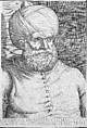 Portrait of Barbarossa, Agostino Veneziano (Agostino dei Musi) (Italian, Venice ca. 1490–after 1536 Rome), Engraving