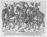 Figures on horseback, from 