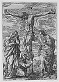 The Crucifixion, Giuseppe Salviati (Giuseppe Porta, called Il Salviati)  Italian, Woodcut