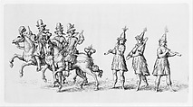 I) Repraesentation Der Furstlichen Aufzug und Ritterspil ..Fürst und Herr Johan Friederich Hertzog zu Württemberg und Teckh.. Neuwgebornen Sohn Friderich .. etc. Fürstlicher Kindtauffen .. 10 biss 17 Marty Anno 1616, (I) Written by Esaias von Hulsen (Netherlandish, Middelburg ca. 1570–before 1626 Stuttgart), Etching