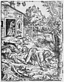 The Werewolf or the Cannibal, Lucas Cranach the Elder (German, Kronach 1472–1553 Weimar), Woodcut