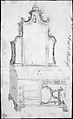 Chippendale Drawings, Vol. II, Thomas Chippendale (British, baptised Otley, West Yorkshire 1718–1779 London), Pen and black ink, brush and gray wash