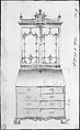 Chippendale Drawings, Vol. II, Thomas Chippendale (British, baptised Otley, West Yorkshire 1718–1779 London), Pen and black ink, brush and gray wash