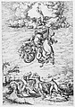 The Fall of Phaeton, Nicolas Beatrizet  French, Engraving