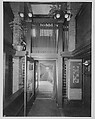 Darwin D. Martin Residence, Hall with view of Pergola, Frank Lloyd Wright  American, Platinum print