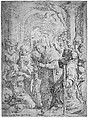 The Last Communion of Saint Jerome, François Perrier French, Etching