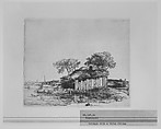 Cottage with a White Paling, Rembrandt (Rembrandt van Rijn) (Dutch, Leiden 1606–1669 Amsterdam), Etching and drypoint; third of three states
