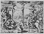 Crucifixion, Anonymous, Italian, 16th century Italian, Engraving