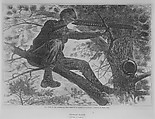 The Army of the Potomac – A Sharp-Shooter on Picket Duty (from "Harper's Weekly," Vol. VII), After Winslow Homer (American, Boston, Massachusetts 1836–1910 Prouts Neck, Maine), Wood engraving