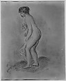 Standing Bather, Auguste Renoir  French, Color lithograph on off-white laid paper