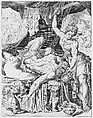 Judith Slaying Holofernes, from The Power of Women, plate 5, Dirck Volckertsz Coornhert Netherlandish, Engraving