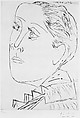 Portrait of Dora Maar with a Chignon I, Pablo Picasso (Spanish, Malaga 1881–1973 Mougins, France), Drypoint