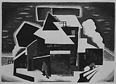 Coalyard, Edward Landon American, silkscreen
