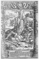 Samson and Delilah, Lucas van Leyden (Netherlandish, Leiden ca. 1494–1533 Leiden), Woodcut; second state